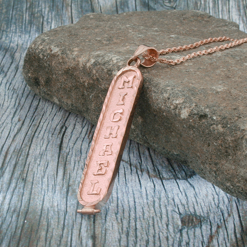 Hieroglyphic on sale name pendant